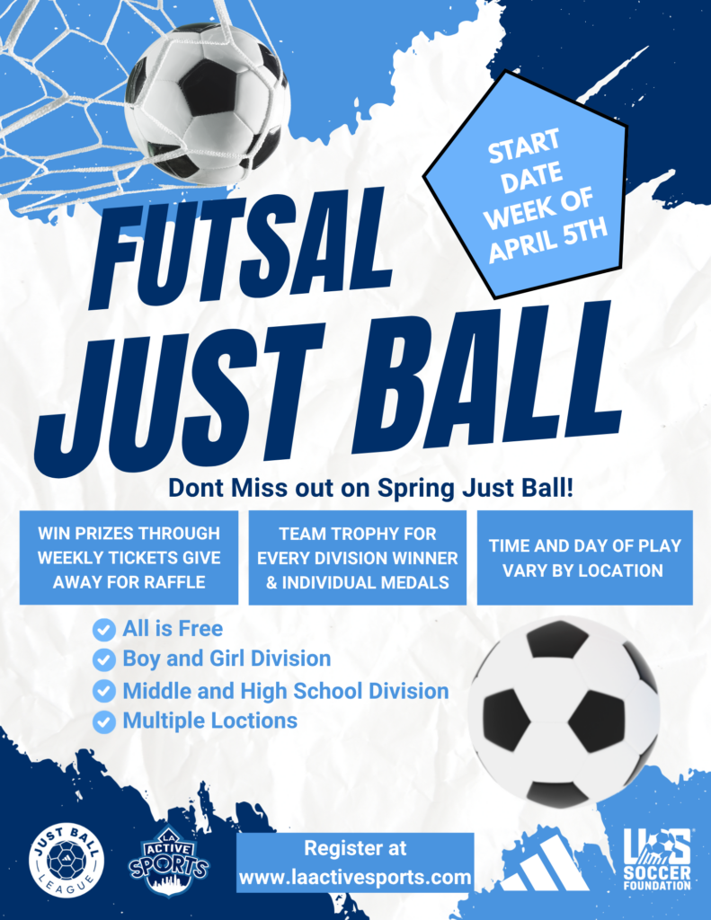 Futsal Just Ball flyer